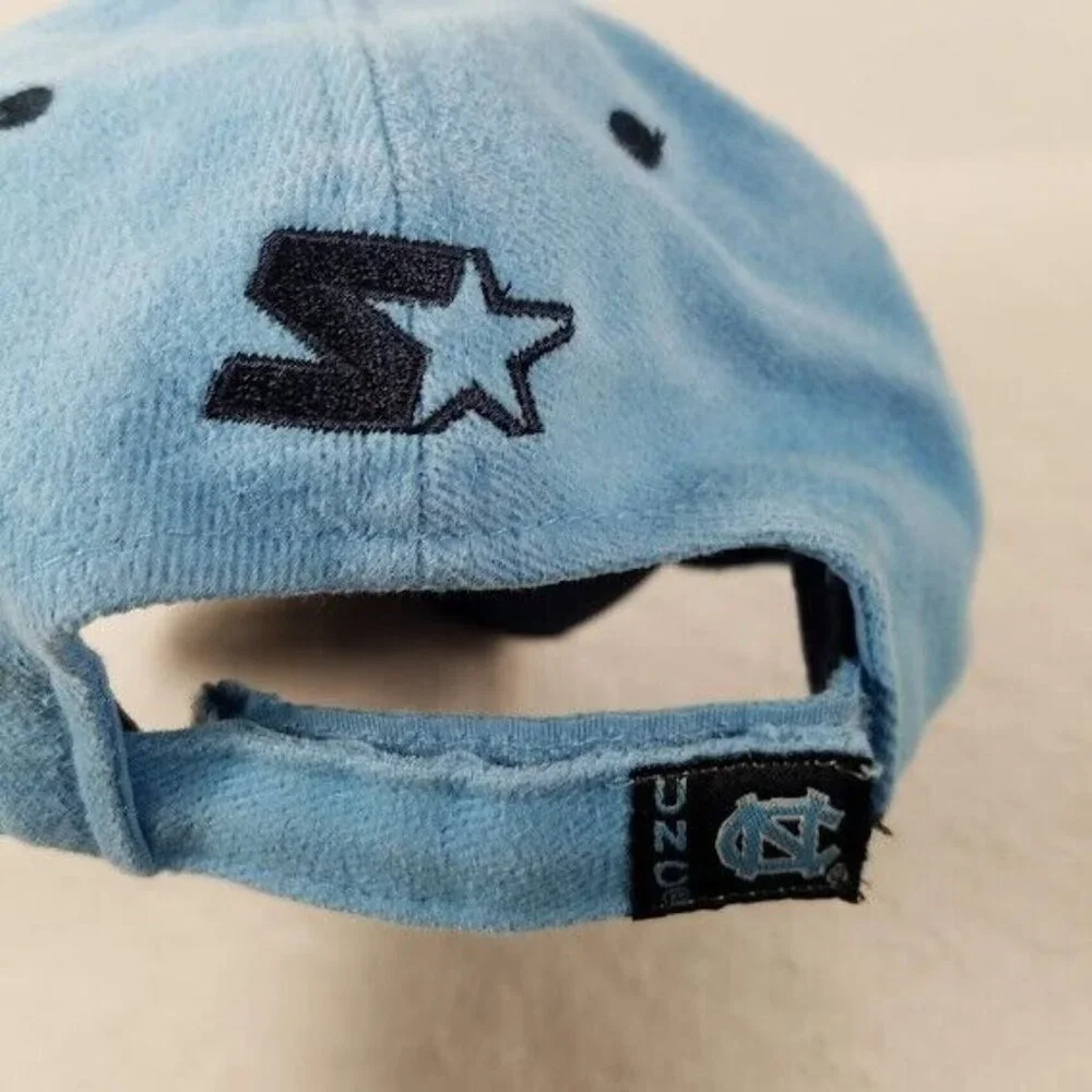 North‎ Carolina TarHeels Starter Hat Adjustable Strap UNC Blue Embroidered